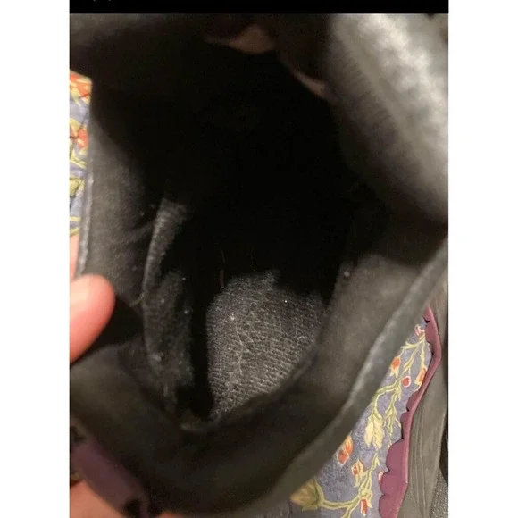 Merrell Womens Hiking Boots Size 8 Mid Womens Gray Purple Lace up Trail Shoes - Picture 7 of 9